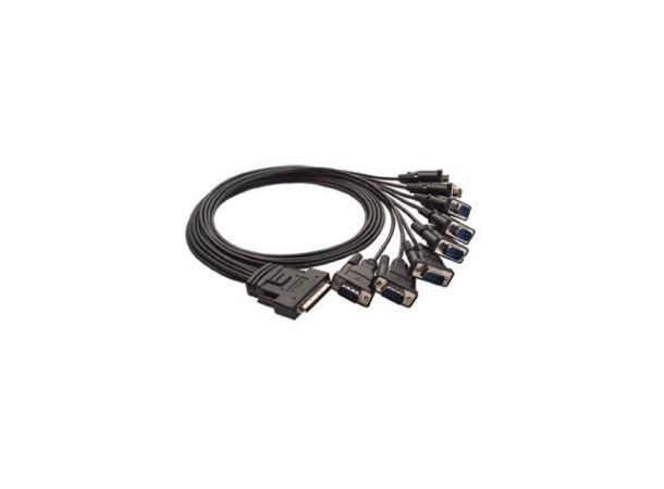 Moxa CBL-M68M9x8-100, Black C/100cm w/Bag 